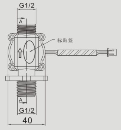 電子式水流開關MR678結構圖